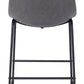 Smart Counter Stool (Set of 2) in Charcoal