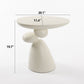 Edric Fiberglass Corner End Table