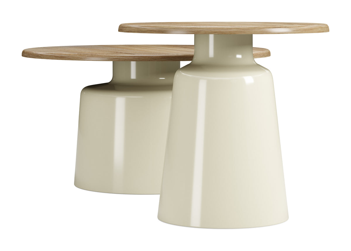 Lireen Natural & Ivory Coffee Table Set (2-Piece)