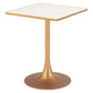 Spot Bistro Table in Beige & Gold