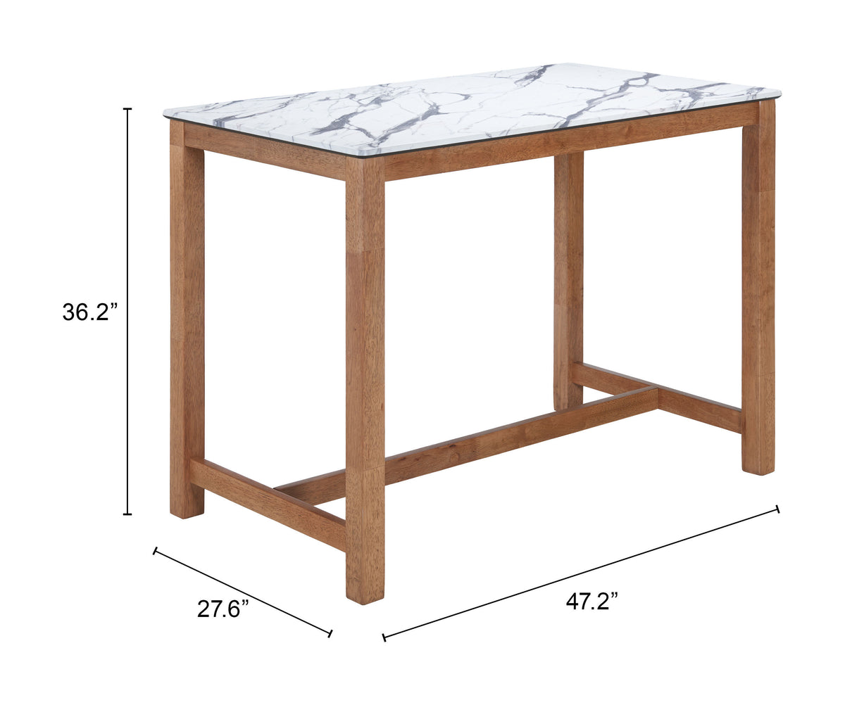 Fein White Counter Table