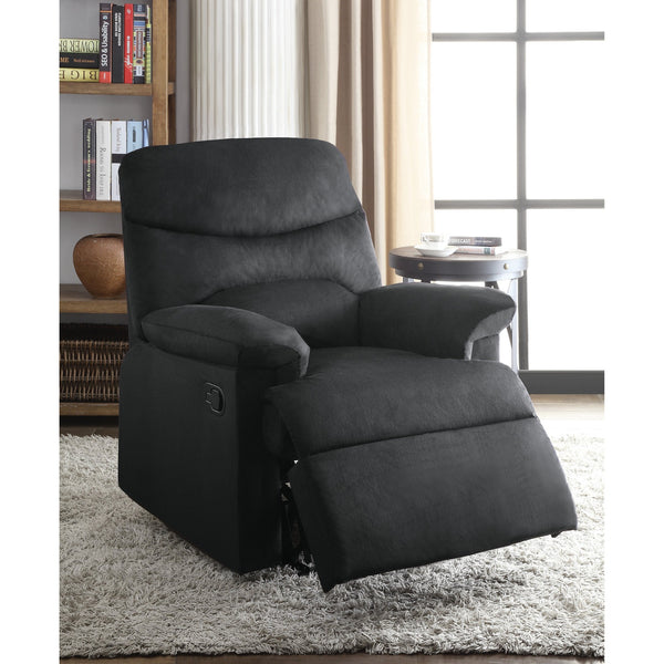 Arcadia Black Fabric Recliner – 35