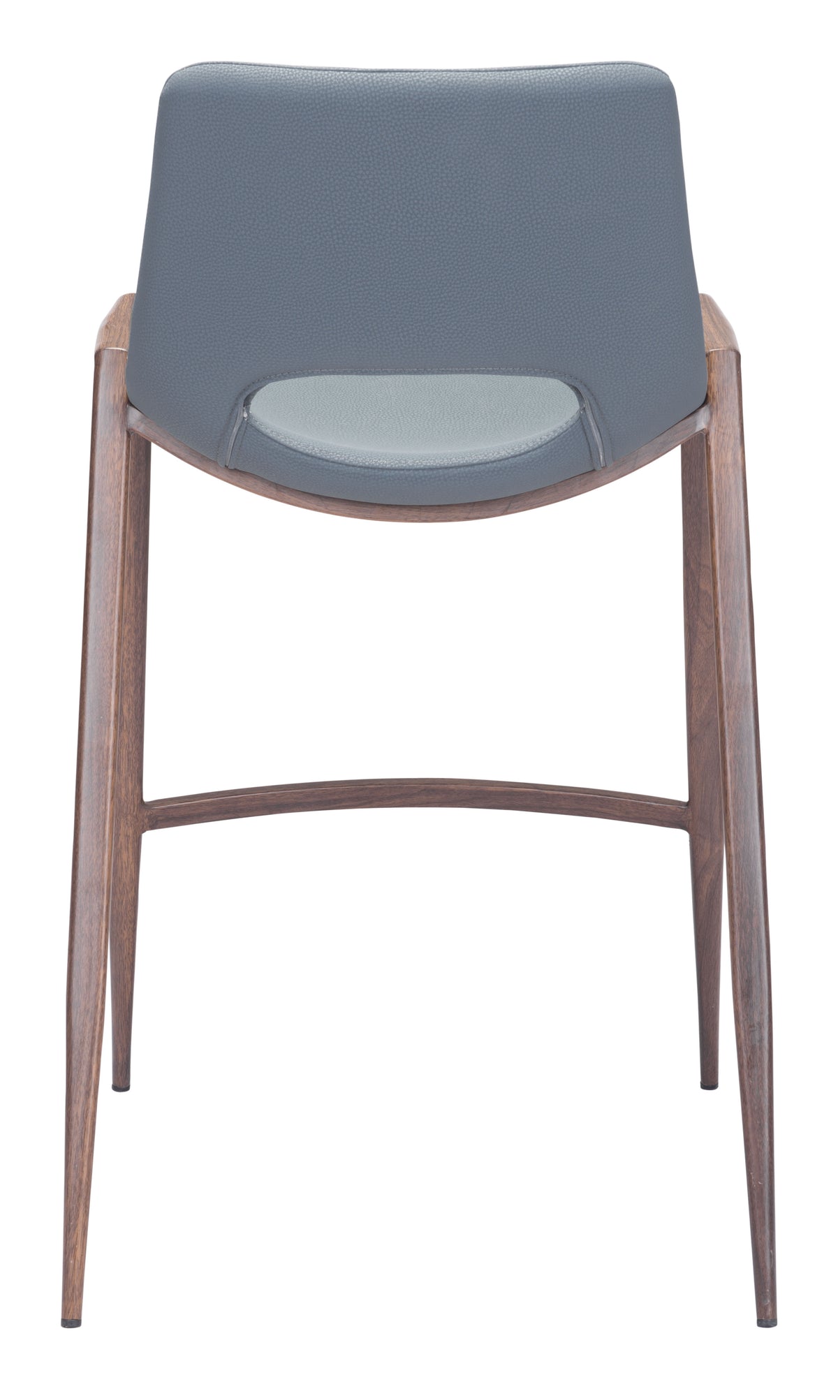 Desi Counter Stool (Set of 2) in Azure Gray & Walnut