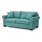 Irlanda Classic Sofa – 92" Rolled-Arm Made-in-USA Sofa - Hepburn Emerald - Fabric (5)