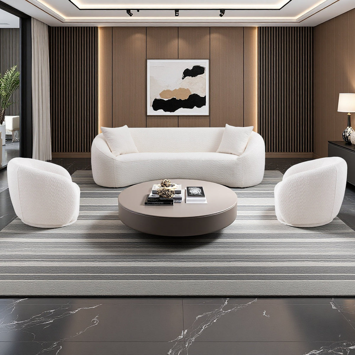 Lysander Curved Sofa