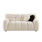 Modern Marshmallow Tufted Boucle Fabric Sofa (2 Sizes - 3 Colors)