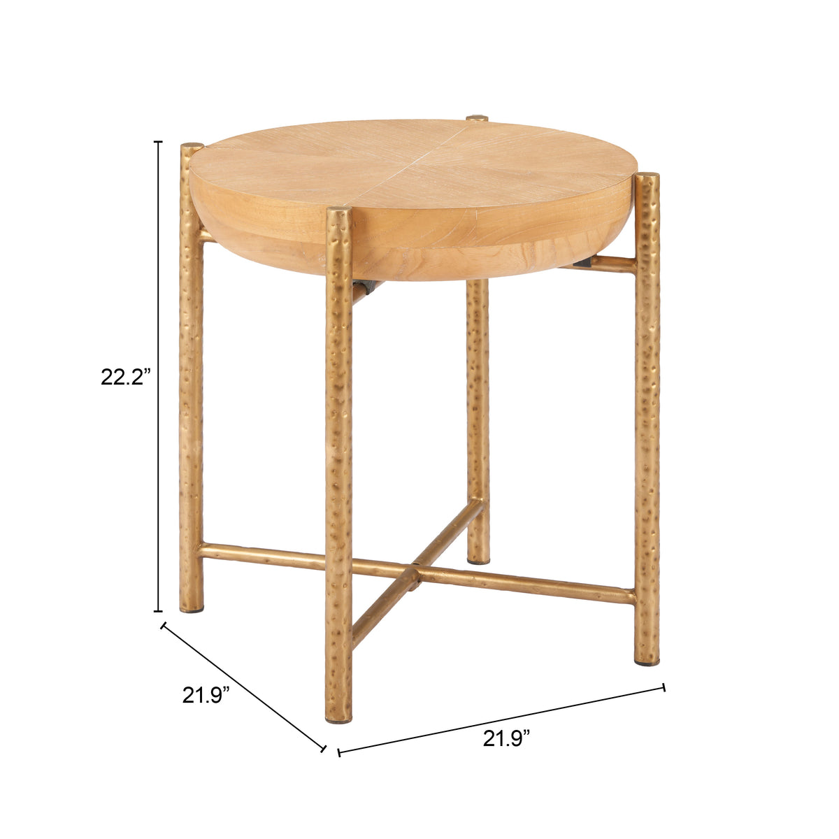 Halva Natural Side Table
