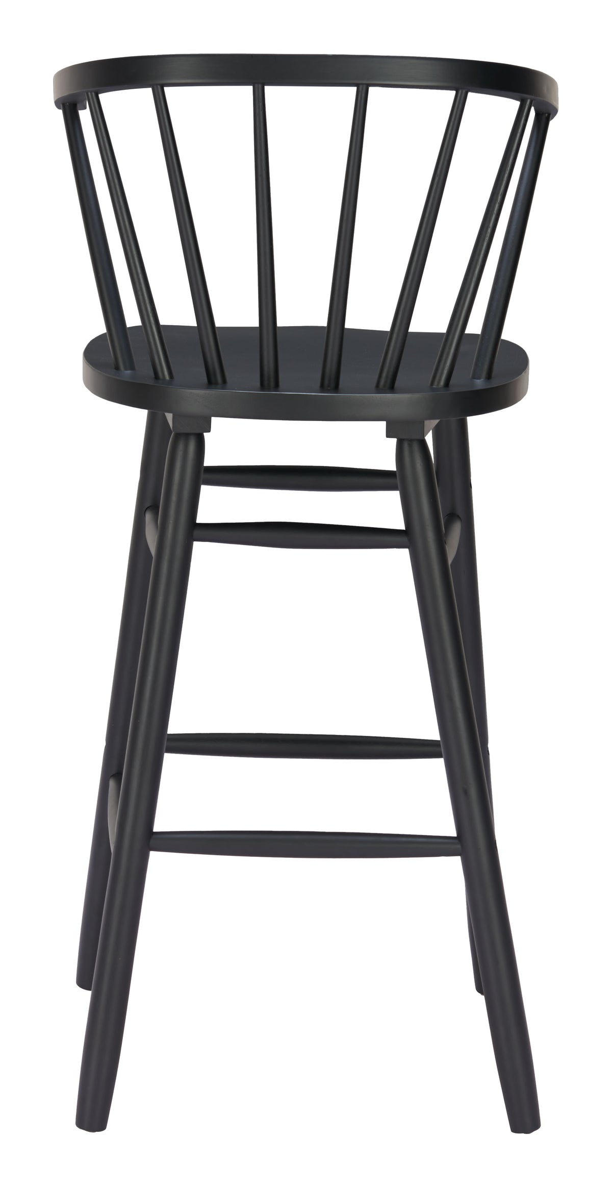 Stenger Barstool (Set of 2) in Black