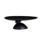 Eira Oval Coffee Table in Black