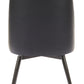Keppel Swivel Dining Chair (Set of 2) in Black