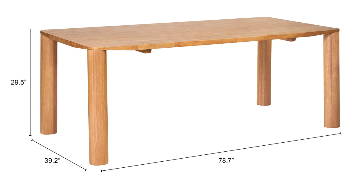 Eazy Dining Table in Natural