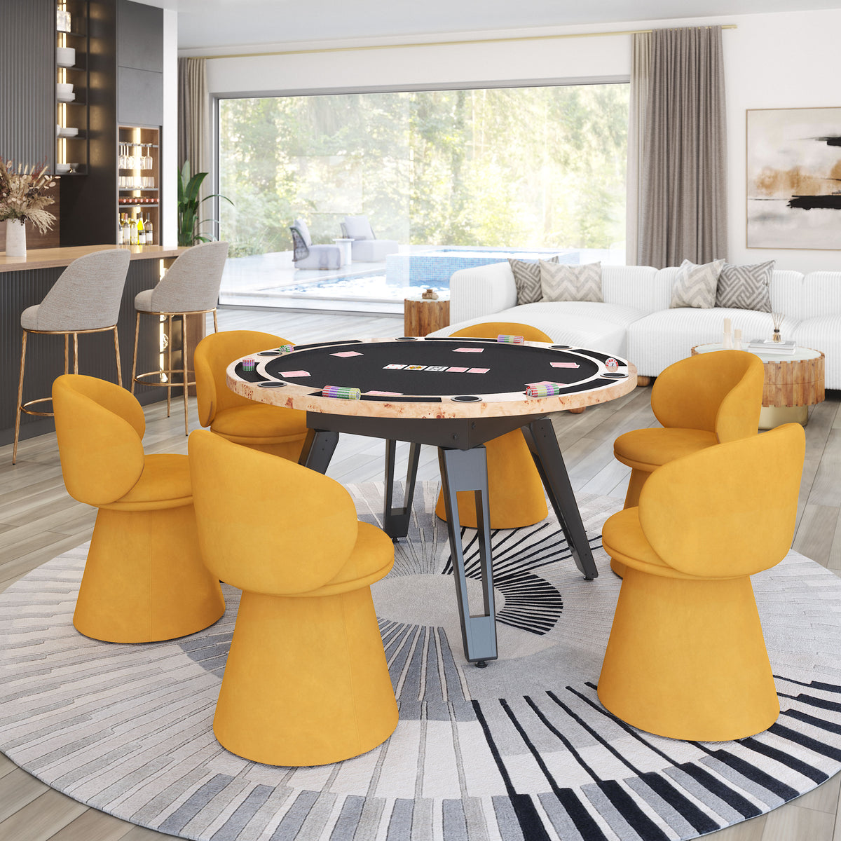 Burl Natural 2 in 1 Table