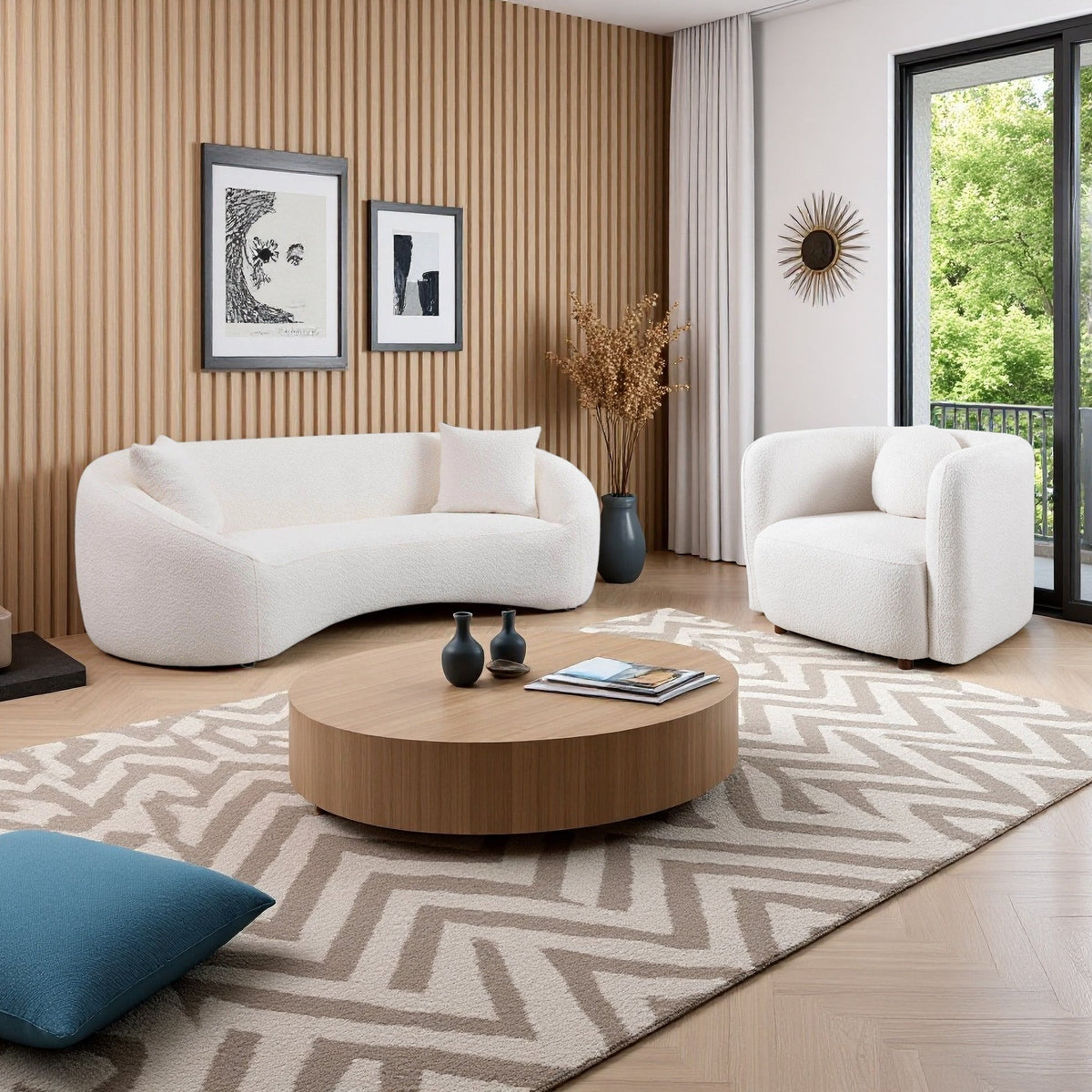 Lysander Curved Sofa