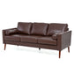 MCM Faux Leather Sofa 77'