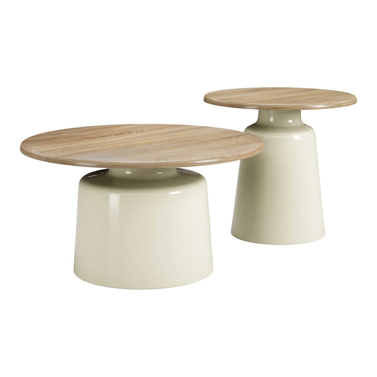 Lireen Natural & Ivory Coffee Table Set (2-Piece)