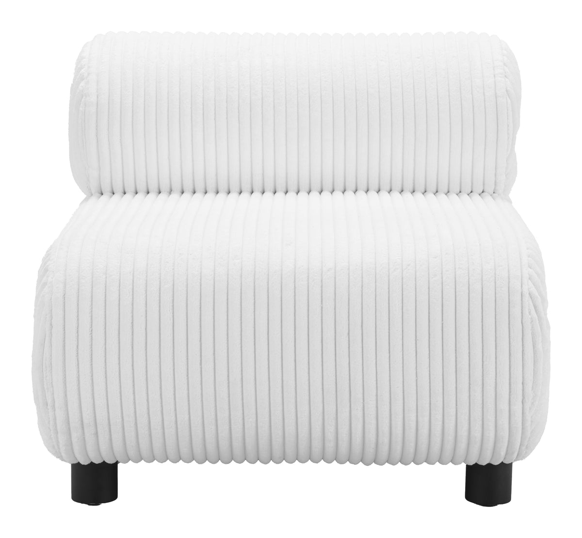 Rahat White Accent Chair