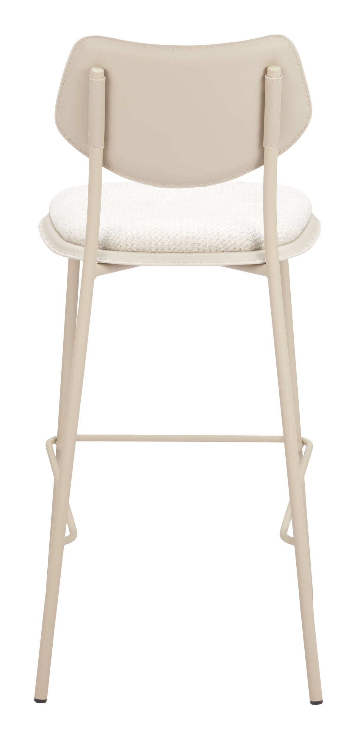 Zeal Light Gray & Beige Barstool (Set of 4)