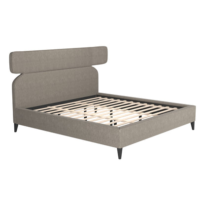 Dusa Olive Brown King Bed