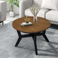 Round Wood MDF Accent Table 32"