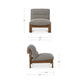 Pierce Accent Chair – 29" Upholstered Accent Chair (3 Colors) (9)