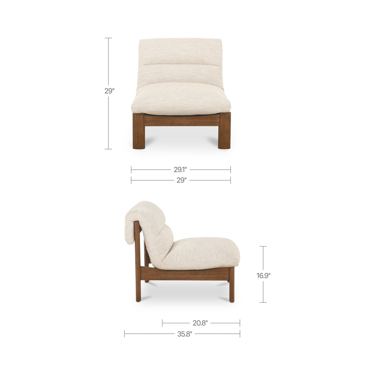 Pierce Accent Chair – 29" Upholstered Accent Chair (3 Colors) (16)