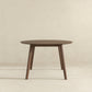 Alina MCM Round Walnut Wood Dining Table 43" (2 Colors)