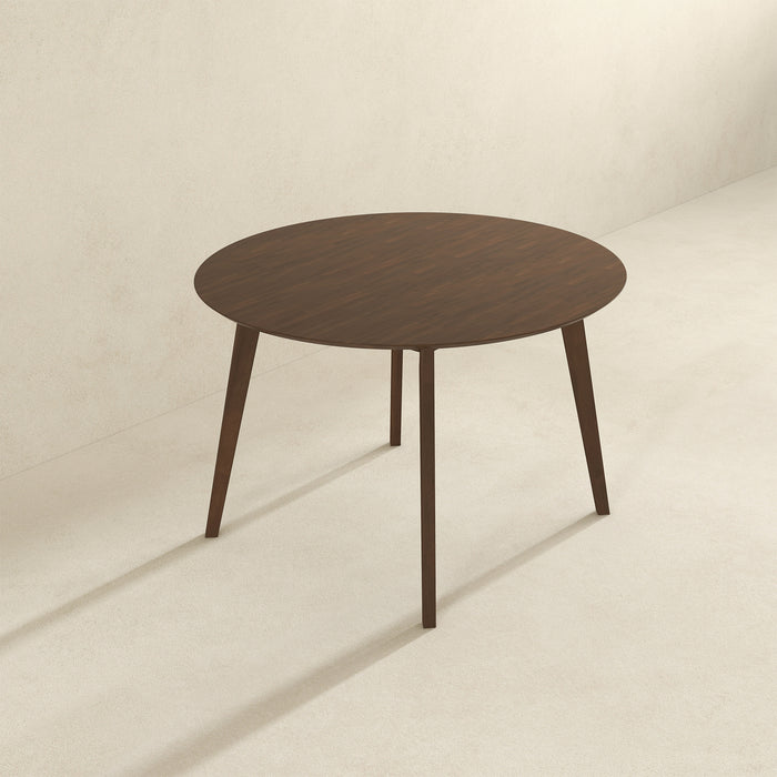 Alina MCM Round Walnut Dining Table 43"