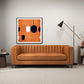 Angelina Midcentury Channel Tufted Sofa 84" (6 Colors)