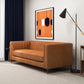 Angelina Midcentury Channel Tufted Sofa 84" (6 Colors)