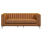 Angelina Midcentury Channel Tufted Sofa 84" (6 Colors)