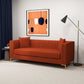 Angelina Midcentury Channel Tufted Sofa 84" (6 Colors)