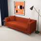 Angelina Midcentury Channel Tufted Sofa 84" (6 Colors)
