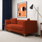 Angelina Midcentury Channel Tufted Sofa 84" (6 Colors)