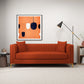 Angelina Midcentury Channel Tufted Sofa 84" (6 Colors)