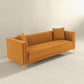 Angelina Midcentury Channel Tufted Sofa 84" (6 Colors)