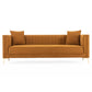 Angelina Midcentury Channel Tufted Sofa 84" (6 Colors)