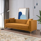 Angelina Midcentury Channel Tufted Sofa 84" (6 Colors)