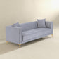Angelina Midcentury Channel Tufted Sofa 84" (6 Colors)