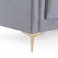Angelina Midcentury Channel Tufted Sofa 84" (6 Colors)