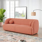 Anna Boucle Fabric Upholstered Sofa 87" (4 Colors)