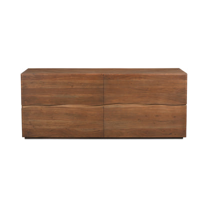 Watson Dresser – 70" Live-Edge Acacia 4-Drawer Dresser (1)