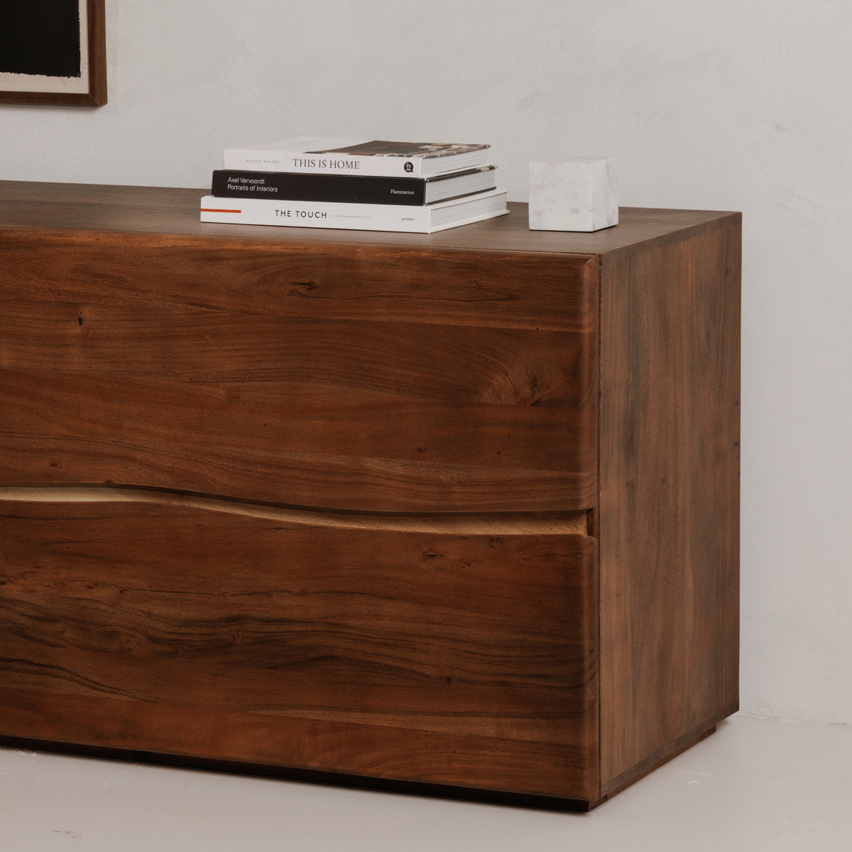 Watson Dresser – 70" Live-Edge Acacia 4-Drawer Dresser (13)