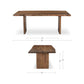 Lila Dining Table – 78" Acacia Wood Dining Table (13)