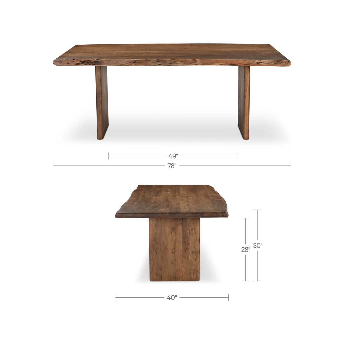 Lila Dining Table – 78" Acacia Wood Dining Table (13)