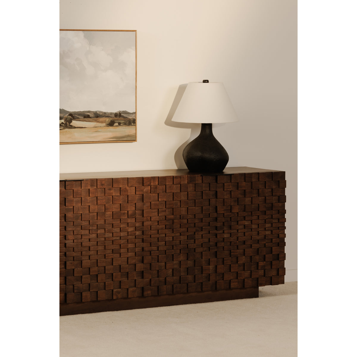 Easton Sideboard – 75" Acacia Wood Sideboard (12)