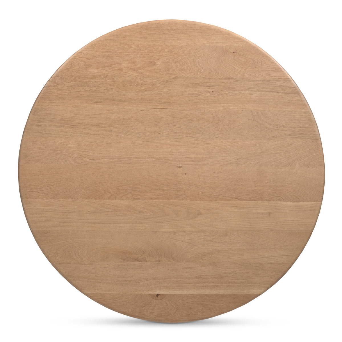 Treccia Coffee Table – 42" Solid Oak Round Coffee Table (3)