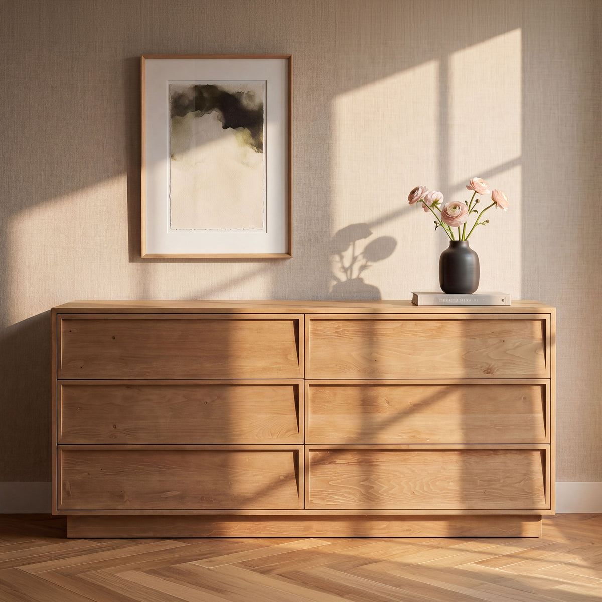 Hudson Dresser – 72" Hemlock 6 Drawer Dresser (7)