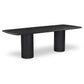 Daphne Dining Table – 96" Pedestal Dining Table (2 Colors) (2)