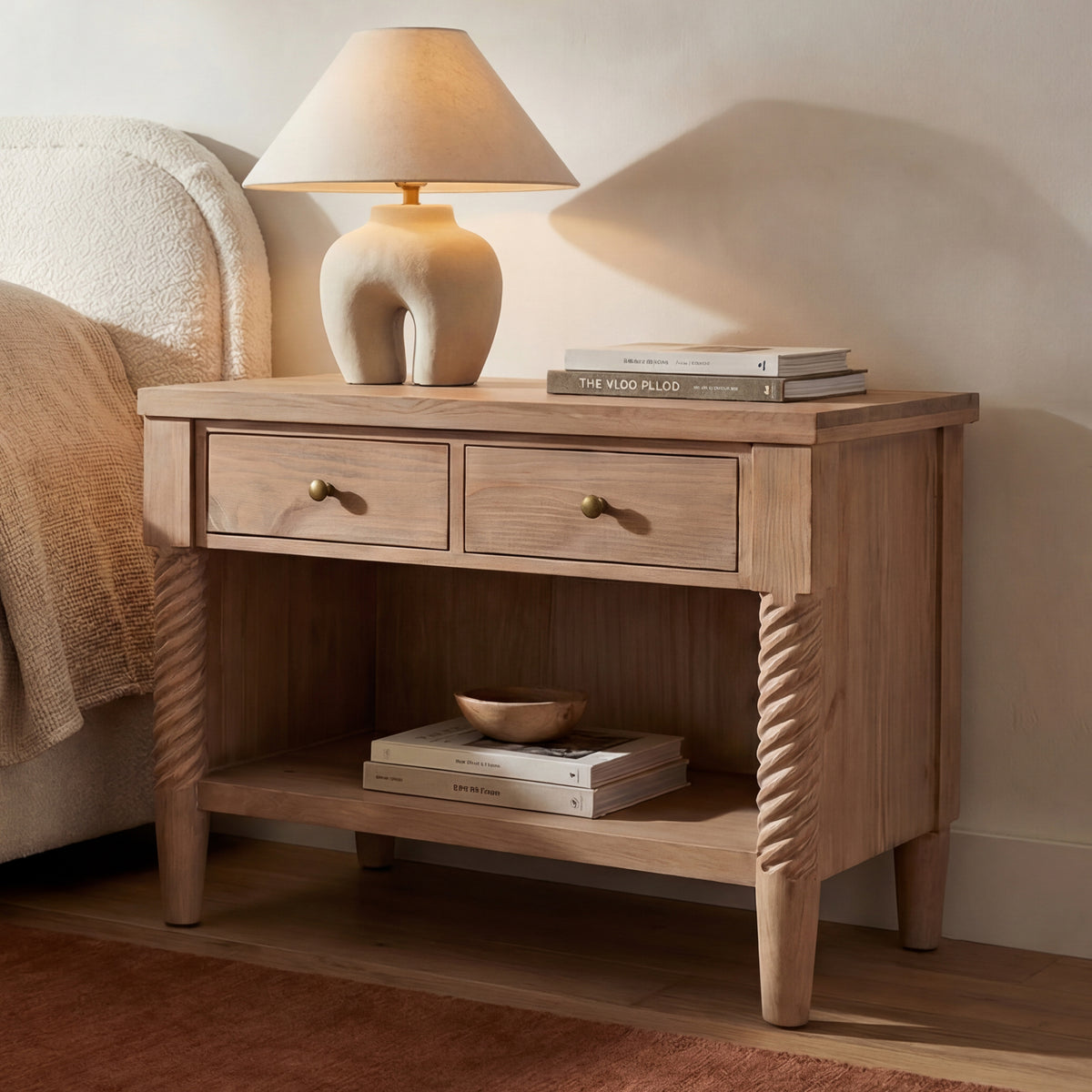 Joni Nightstand – 31" Wood Nightstand (10)