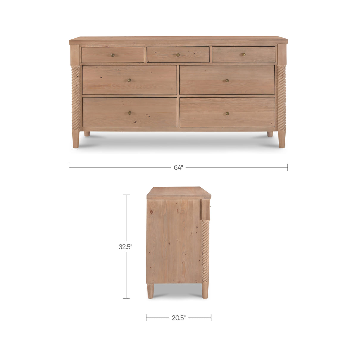 Joni Dresser – 64" 7-Drawer Wood Dresser (12)